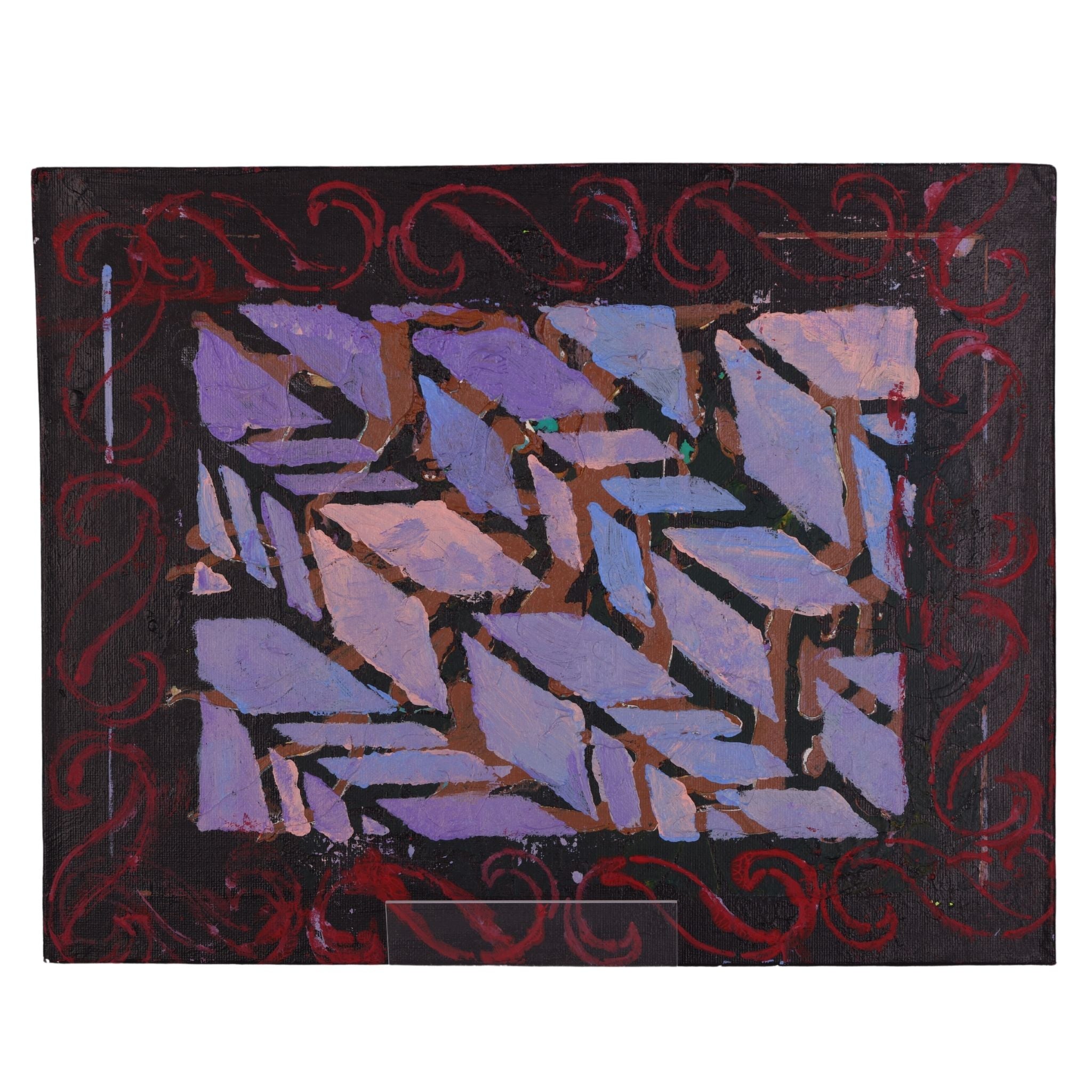 That Tracks 14 x 11 Painting by Mira M.
