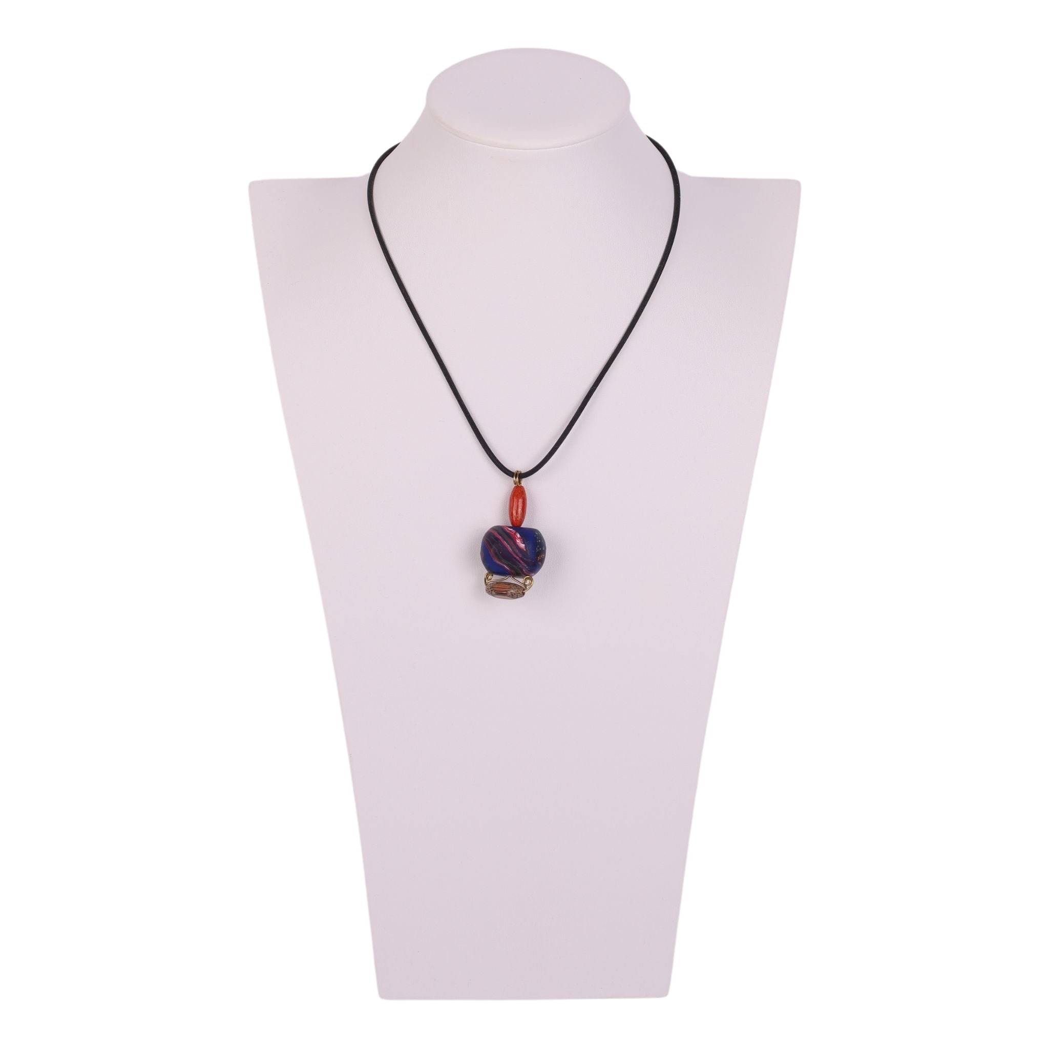 Three Tier Wire & Bead Necklace by Alan K.
