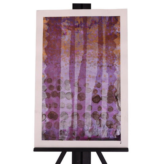Tree Pox 16 x 10 Mixed Media by Sean M.