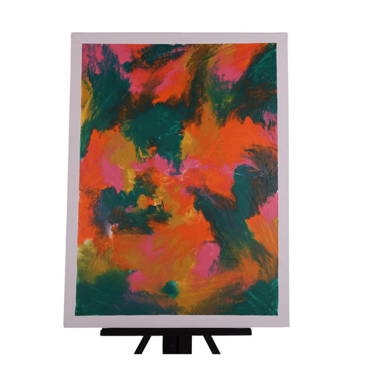 Tune In 24 x 18 Painting by Bonnie M.