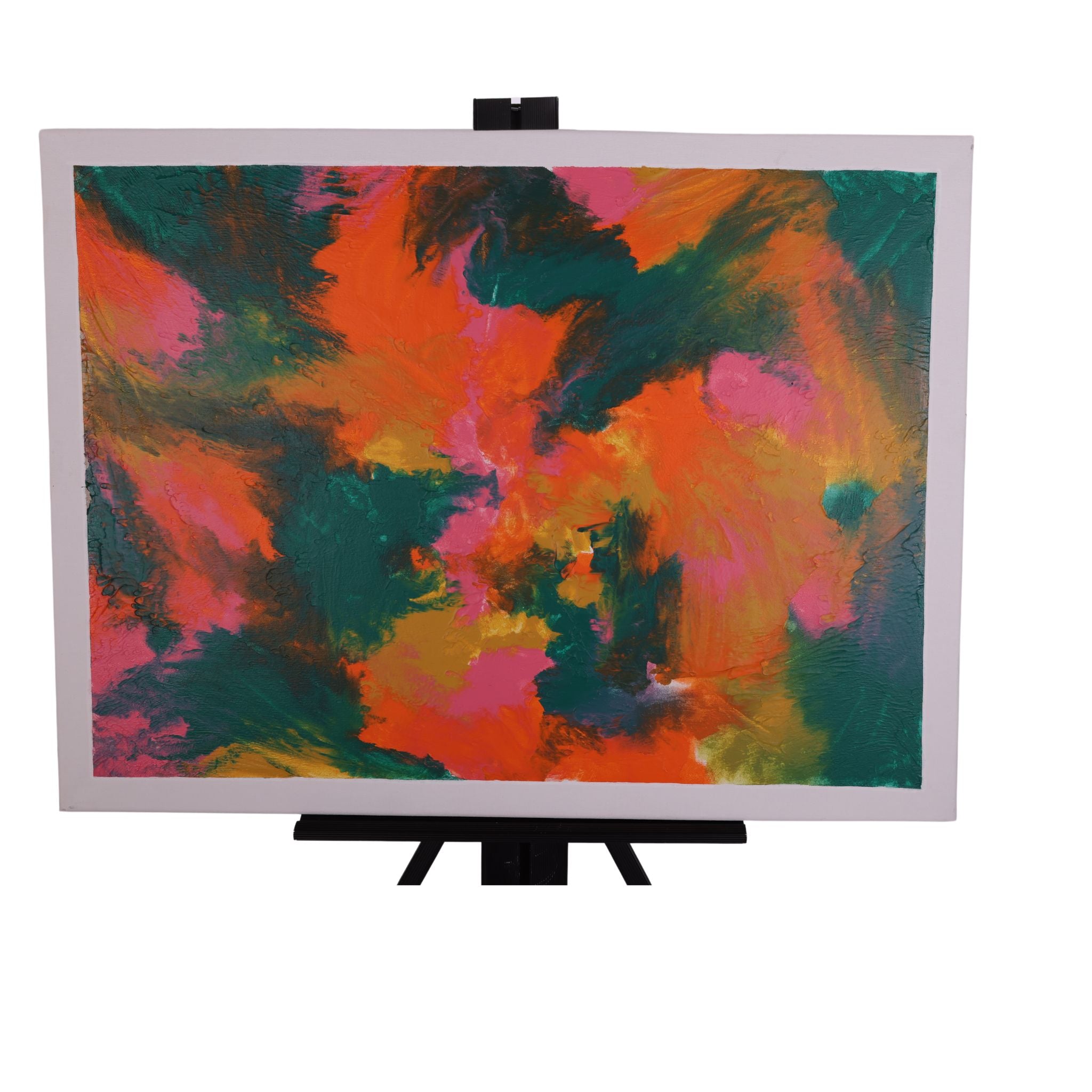 Tune In 24 x 18 Painting by Bonnie M.