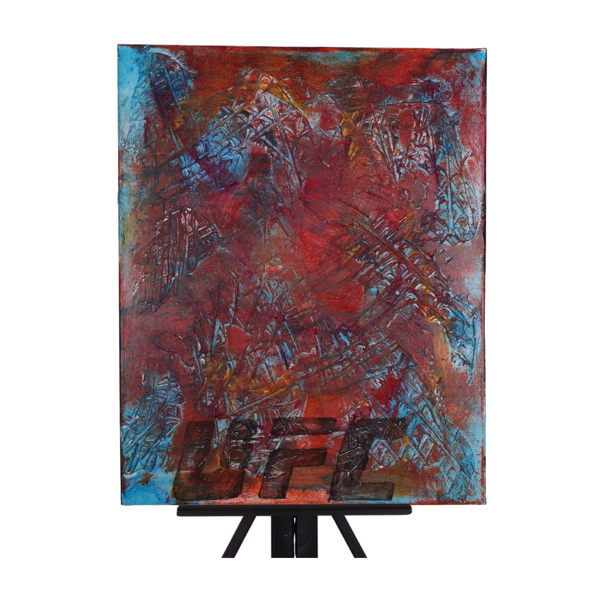U F C 20 x 16 Painting by Jason H.