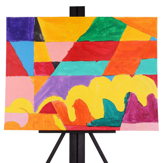 Wave of Fun 18 x 24 Mixed Media by Sharen G.