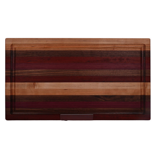Wood Cutting Board 17.5 x 10 By Kristen A. 00052