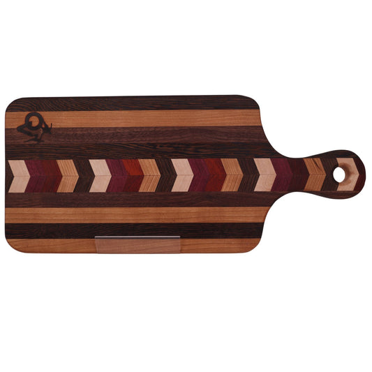 Wood Charcuterie Board 22.5 x 7 By Michael B. 00069