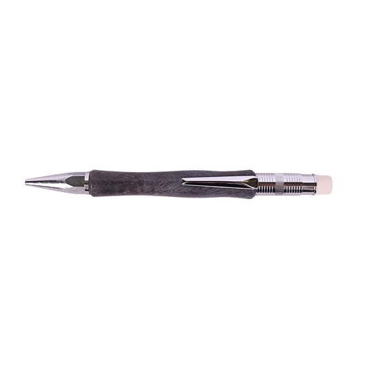 Wood Mechanical Pencil Black Ink Pen By Jamie N. 00121