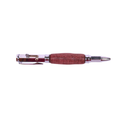 Load image into Gallery viewer, Wood Vertex Bolt Action Black Ink Pen By Dana W. 00140
