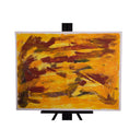 Load image into Gallery viewer, Yellow Tree Bark 24 x 18 Painting by Sean M.
